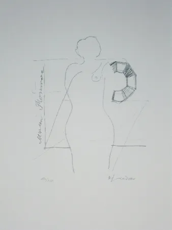 Lithografie Lindner - Marylin was here 14