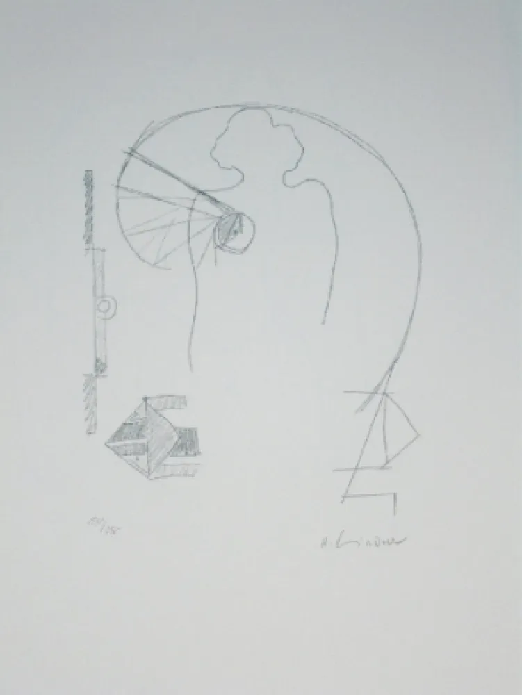 Lithografie Lindner - Marylin was here 15