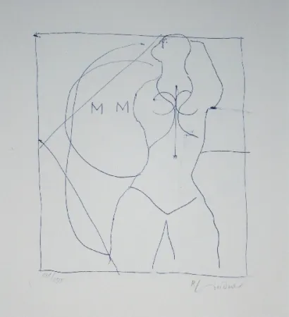 Lithografie Lindner - Marylin was here 16