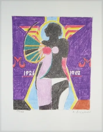 Lithografie Lindner - Marylin was here 2