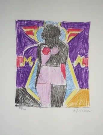 Lithografie Lindner - Marylin was here 4