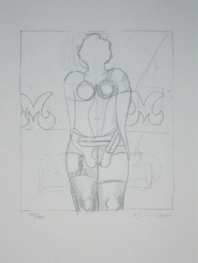 Lithografie Lindner - Marylin was here 5