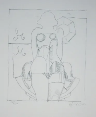 Lithografie Lindner - Marylin was here 6