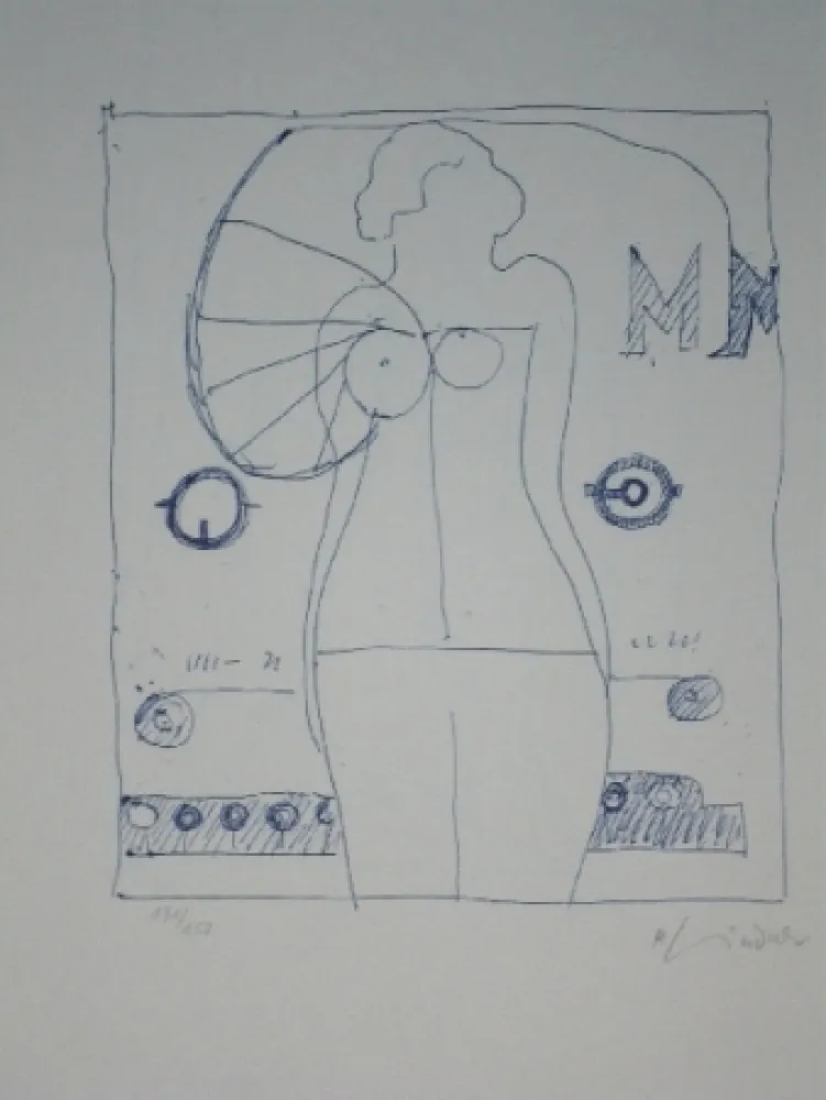 Lithografie Lindner - Marylin was here 9