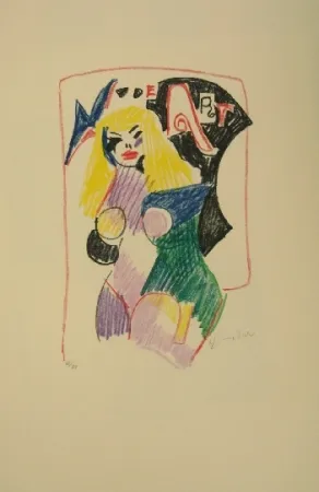 Zeefdruk Lindner - Nude art I 