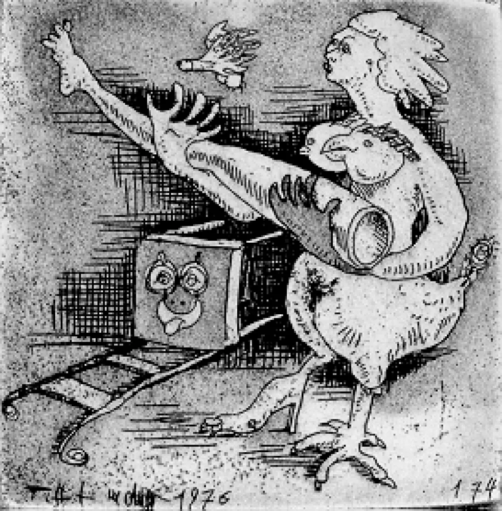 Geïllustreerd Boek Lindner - Sei acquaforti per tre poeti