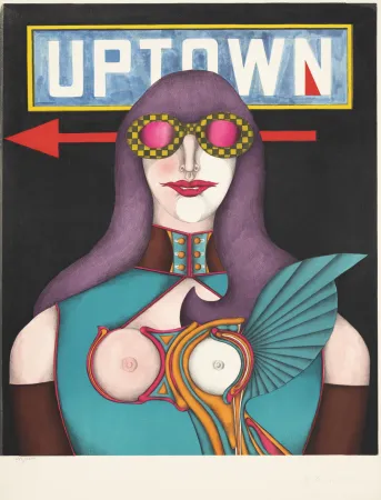Lithografie Lindner - Uptown