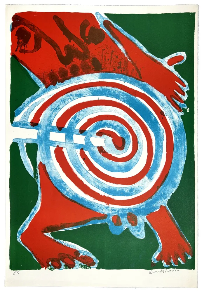 Lithografie Lindstrom - Cible