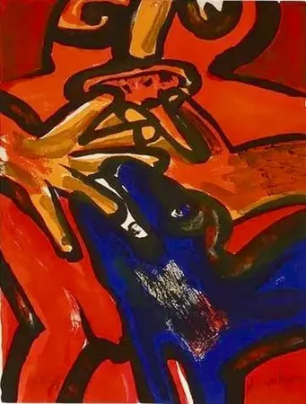 Lithografie Lindstrom - Contemplation - E.A. II/X