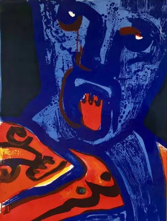 Lithografie Lindstrom - Cry