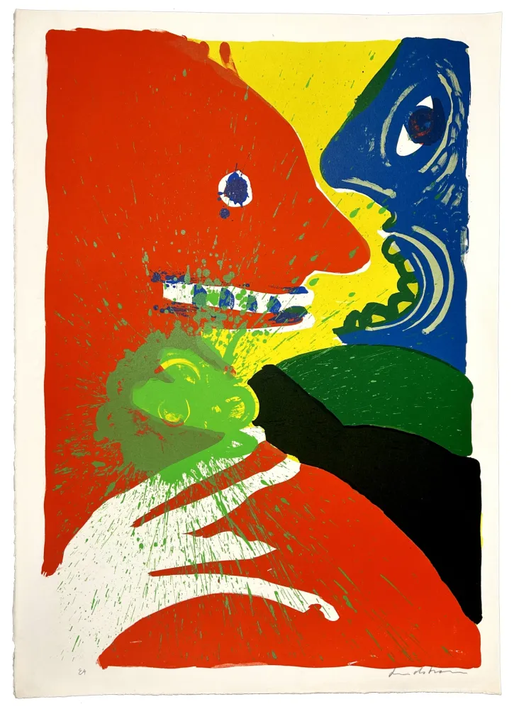 Lithografie Lindstrom - Fleurs de l'amitié