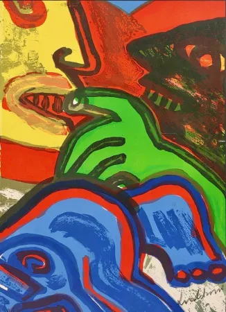 Lithografie Lindstrom - Green Meeting