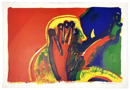 Lithografie Lindstrom - Le Cri