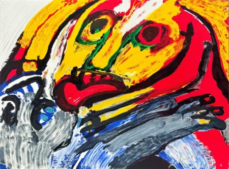 Lithografie Lindstrom - L'homme et son chien