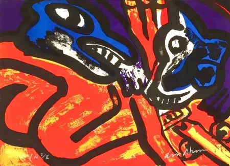 Lithografie Lindstrom - Untitled - EA I/X