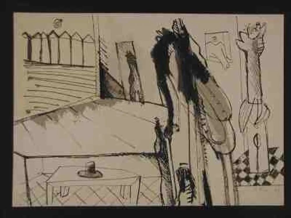 Zeefdruk Llona - Sans titre