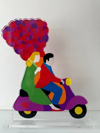 Zeefdruk Lodola - Romantic trip