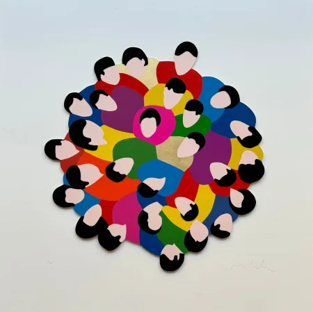 Zeefdruk Lodola - The big hug 