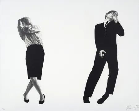 Lithografie Longo - Men in the Cities