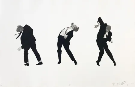 Lithografie Longo - Men in the Cities, Tokyo, Seibu Department Stores, Ltd. I