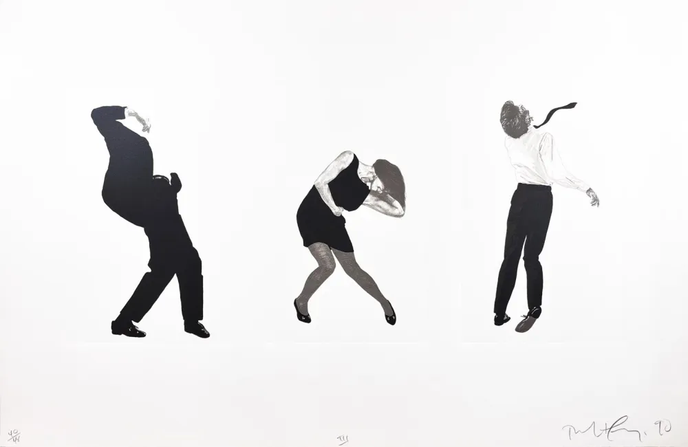 Lithografie Longo - Men in the Cities, Tokyo, Seibu Department Stores, Ltd. III