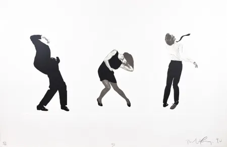 Lithografie Longo - Men in the Cities, Tokyo, Seibu Department Stores, Ltd. III