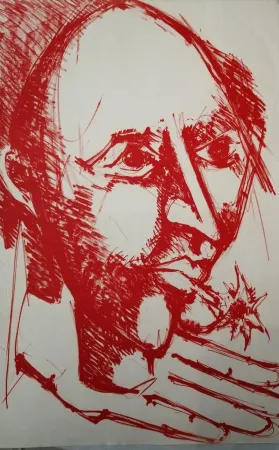 Lithografie Lorjou - Lorjou contre Dorival