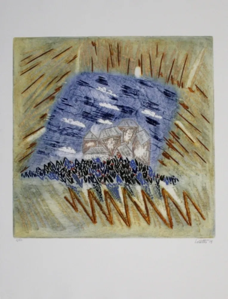 Ets En Aquatint Louttre - La fête est finie / The Party's Over