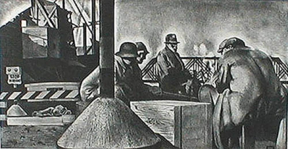 Lithografie Lozowick - Dead End