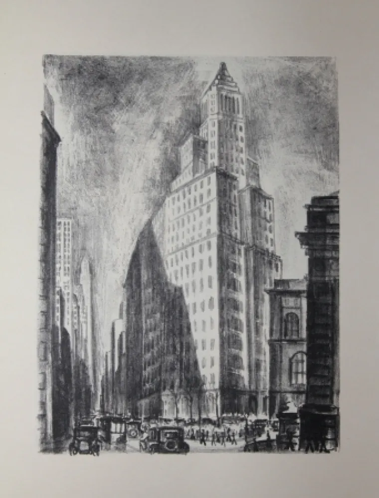 Lithografie Lubbers - NEW-YORK