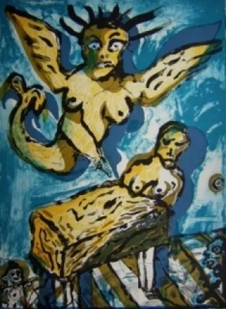 Lithografie Lucebert - Sans titre