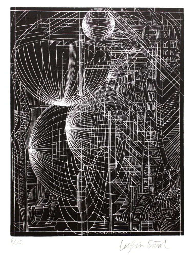 Houtsnede Luginbühl - Ohne Titel (No title)