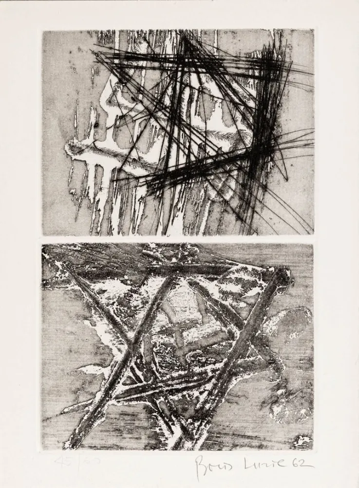 Ets En Aquatint Lurie - Untitled