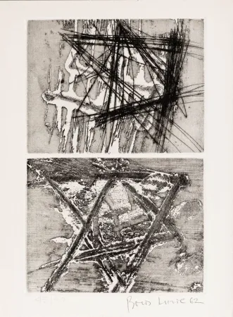 Ets En Aquatint Lurie - Untitled