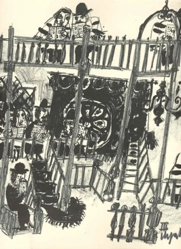 Geïllustreerd Boek Luzzati - Viaggio alla città di Safed