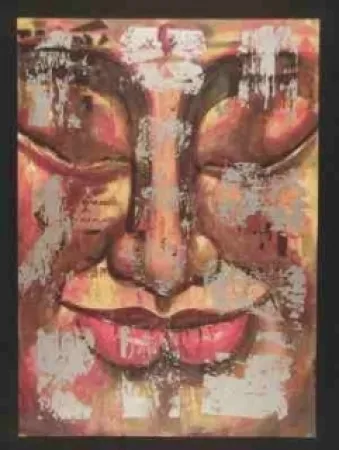 Lithografie Ma - Portrait