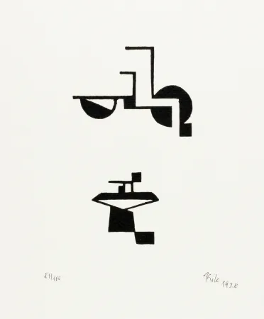 Houtsnede Maatsch - Ohne Titel (No Title)