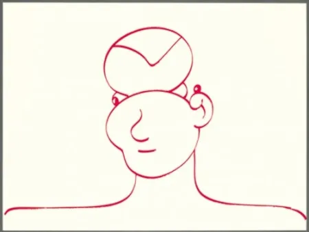 Lithografie Macías - Rojo 3