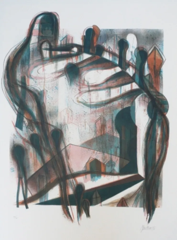 Lithografie Macotela - Nocturno y sombras