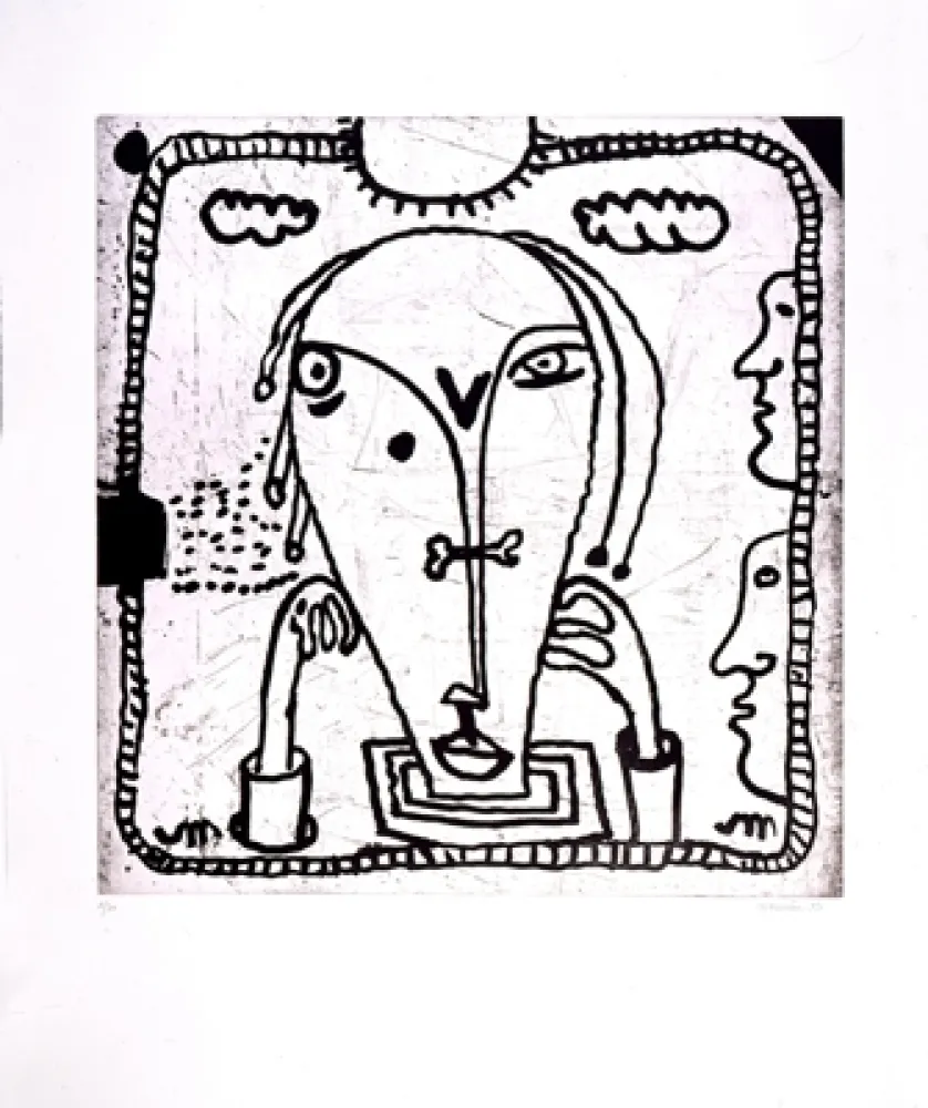 Ets En Aquatint Macréau - Sans titre