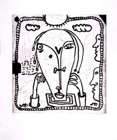 Ets En Aquatint Macréau - Sans titre