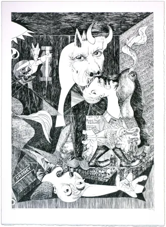 Lithografie Mad Meg - Gernicouille de Pine d'Assaut 3