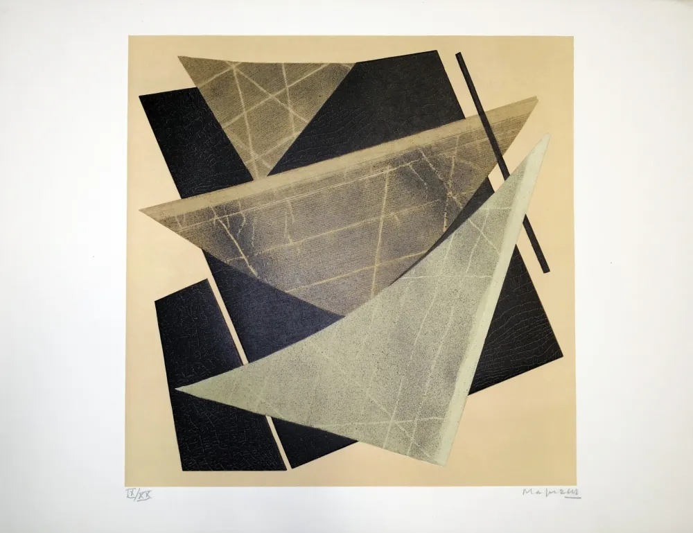 Lithografie Magnelli - Composizione 1