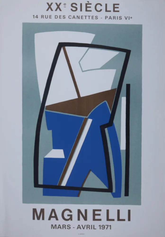 Lithografie Magnelli - Galerie XXème Siècle, 1971