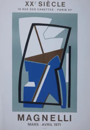 Lithografie Magnelli - Galerie XXème Siècle, 1971