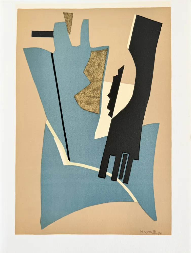 Lithografie Magnelli - Hommage à San Lazzaro