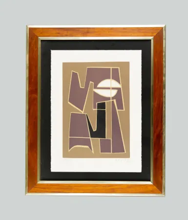 Houtsnede Magnelli - La passeggiata