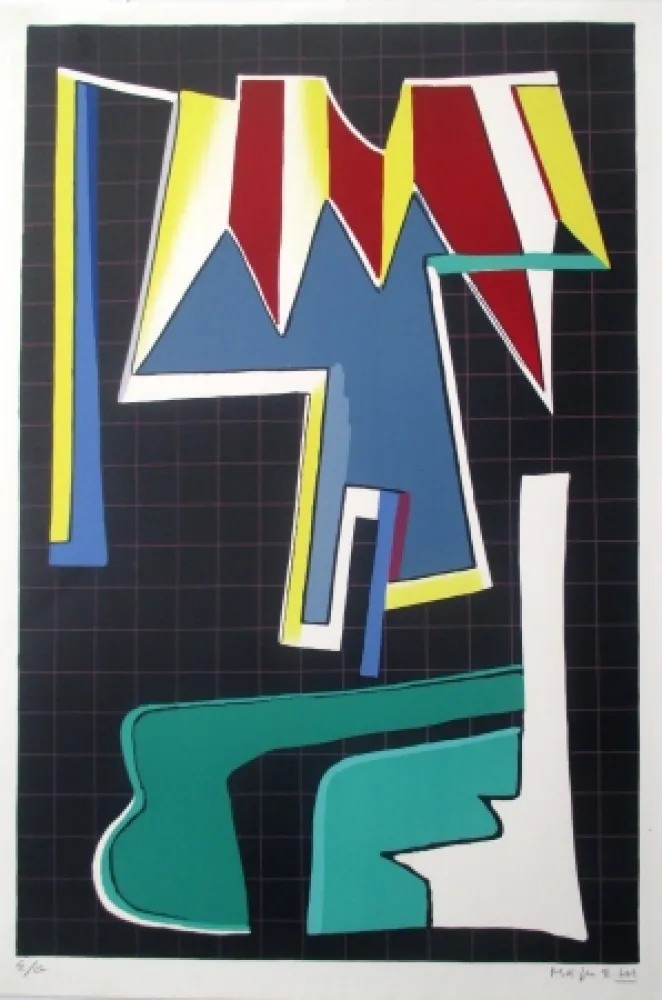 Lithografie Magnelli - L'Album de la Ferrage, pl VIII