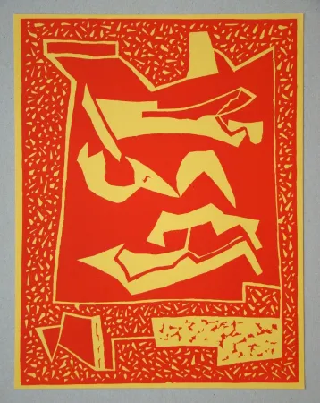 Houtsnede Magnelli - Sans titre