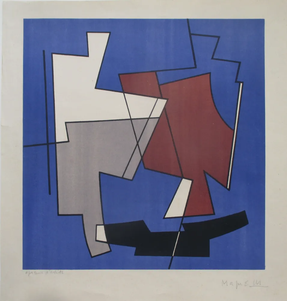 Lithografie Magnelli - Sans Titre